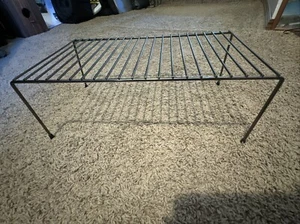Large Chrome Wire Shelf For Can Food Maximize Counter Cabinet Space - Picture 1 of 4