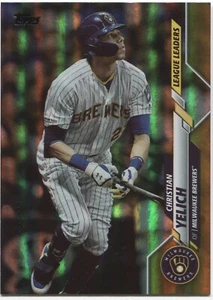 Christian Yelich 2020 Topps Serie 1 Lámina de Oro - Milwaukee Brewers - #143 - Imagen 1 de 1
