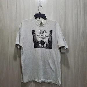 Vintage Single Stitch T-Shirt Gr. XL Turkey's Tremble When They Hear My...  - Bild 1 von 7
