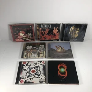 Rock 7 CD Lot Metallica Load Pearl jam Alman brothers Rhcp Audioslave Quicksand - Picture 1 of 10