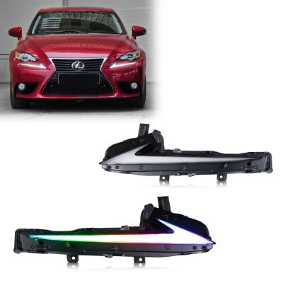 Luz de circulación diurna LED RGB para Lexus IS250 IS350 IS300 IS200t 2014-2016 DRL Foto 1 de 4
