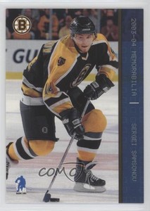 2003-04 ITG Be A Player Memorabilia Sapphire /100 Sergei Samsonov #87
