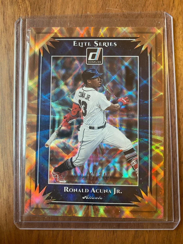 A54,997 - 2019 Donruss Elite Series Bronze #1 Ronald Acuna Jr./349 - Image 1 of 1