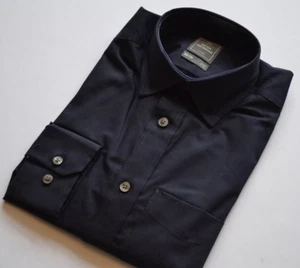 GAP Mens Tailored Shirt Dark Navy blue Cotton Fitted LS Sz. XS - 38-40" Chest - Picture 1 of 10
