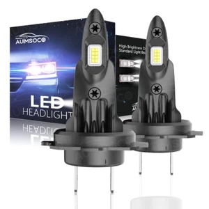 Super H7 Bright LED 4000LM Bulbs Headlight High/Low Beam/Fog 6500K kit 2-PACK - Picture 1 of 17