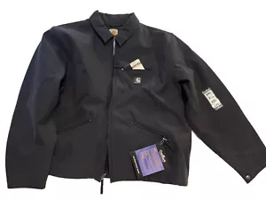 Carhartt Soft Shell Detroit Jacket J192 Black Size XXLnew W/tags Acme Fence Co - Picture 1 of 11