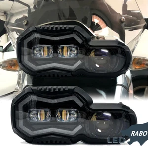 For BMW F650GS F700GS F800GS F800ADV F800R LED Headlight Daytime Runnning Light - Picture 1 of 10