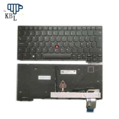 Original New Backlit Denmark Language For IBM Thinkpad T14 Gen3 Laptop Keyboard - Image 1 of 4