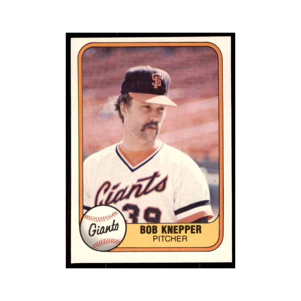 1981 Fleer Bob Knepper Baseball Cards #447 - Image 1 of 3