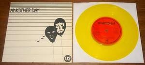 U2 ~ ANOTHER DAY b/w TWILIGHT ~IRISH IRELAND CBS YELLOW VINYL 7" 1980 GRAFOTONE - Picture 1 of 7