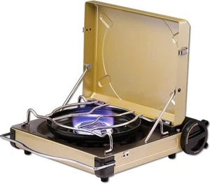 Iwatani Camping Ofen Kassette Fu Marvelous II Gas CB-MVS-2 Champagner Gold Japan - Bild 1 von 7