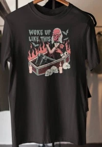 Tales From The Crypt | Crypt Keeper Woke Up Like This Men’s Black Tee Size Large - Picture 1 of 3