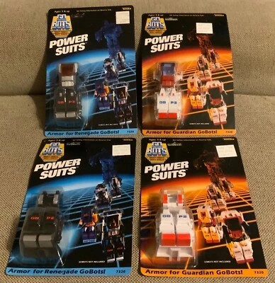 Go Bots Power Suits Guardians & Renegades Tonka Лот из 2x P2 и P3 Новые Запечатанные - Изображение 1 из 4