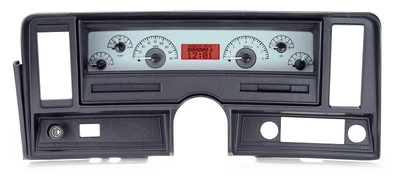 Dakota Digital 1969-76 Chevy Nova Analog Gauge System Silver Red VHX-69C-NOV-S-R - Image 1 of 4