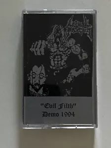 Lethal Prayer Evil Filth 1994 Demo Cassette Pittsburgh Death Metal Sathanas RARE - Picture 1 of 7