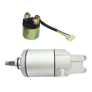 18610 Starter & Relay for Honda TRX500FPA FourTrax Foreman Rubicon 2009-2014 - Picture 1 of 6