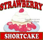 Erdbeere Shortcake ABZIEHBILD (WÄHLEN SIE IHRE GRÖSSE) Food Truck Konzession Aufkleber