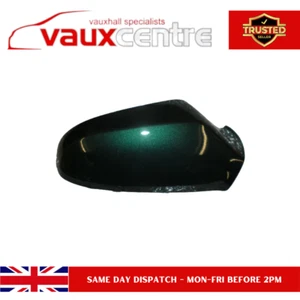 Vauxhall Astra H O/S Drivers 4QU Digital Green Painted Door Wing Mirror Cover - Picture 1 of 2