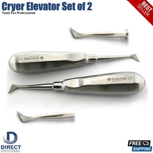 Dental Cryer Elevators Right & Left Oral Surgery Teeth Extraction Surgical Tools - Picture 1 of 4