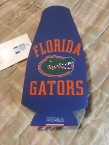 FLORIDA GATORS 12 oz KOOZIE INSULATED COOLER BOTTLE HOLDER HUGGER FOLDS FLAT - Picture 1 of 2