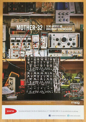 Moog Mother 32 Magazine Ad Advert Synthesizer