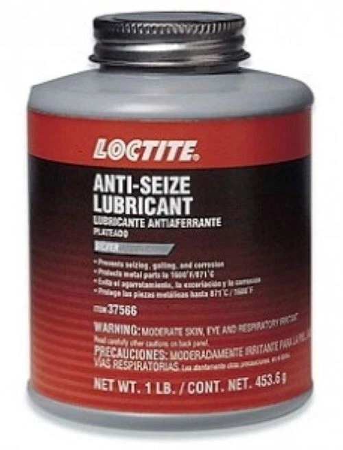 Loctite 501001 37566 Silver-Grade Anti-Seize Lubricant (2 Pack) 1-Pound Brushtop
