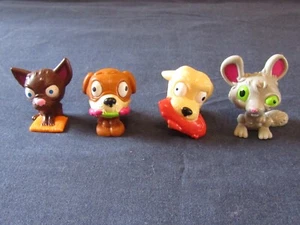 4 FIGURINE NEGOZIO DI ANIMALI PIÙ PICCOLI ZOMLINGS UGLIES. - Foto 1 di 7