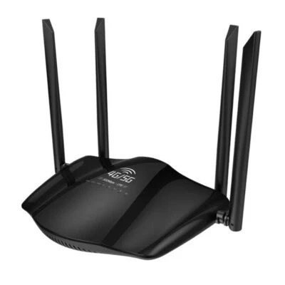 MODEM ROUTER WIFI WIRELESS 4G LTE 5G 2.4GHZ 300MBPS 4 ANTENNE CON 1 SLOT SIM LAN - Immagine 1 di 4