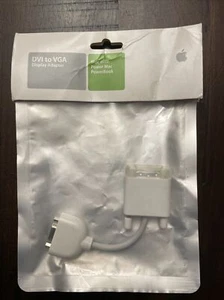 Apple DVI to VGA Display Adapter Cable M8754G/A White, 6" Genuine Original "NIP" - Picture 1 of 1