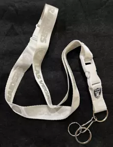 Lanyard Raiders White LAS VEGAS FOOTBALL TEAM KEYCHAIN BREAKAWAY CLASP Keyrings - Picture 1 of 6