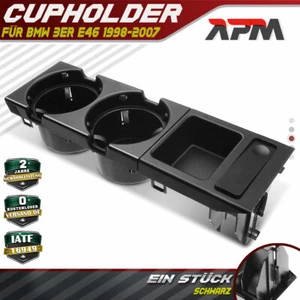 Getränkehalter Münzbox Cupholder Mittelkonsole Schwarz für BMW 3ER E46 1998-2007 - Bild 1 von 8
