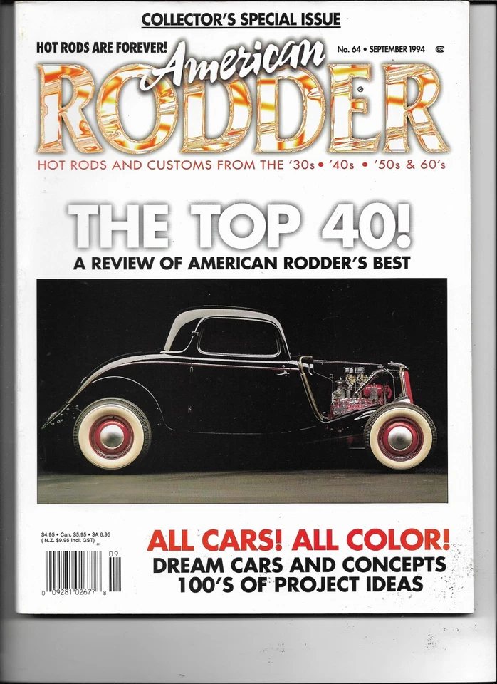 AMERICAN RODDER MAGAZINE----SEPTEMBER 1994 - Image 1 of 1