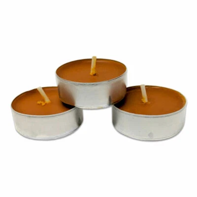 Scented Tealight Candles, CINNAMON ORANGE—All Natural FREE Shipping - Image 1 of 4