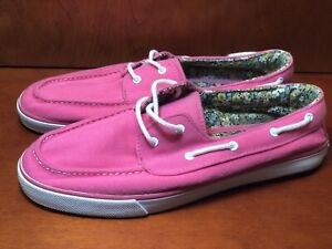 DANIEL GREEN WOMENS MADISON  LACE-UP FASHION SNEAKER PINK CANVAS US SZ 11 WIDE