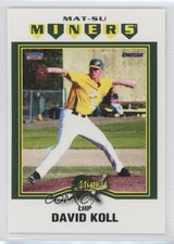 2013 Choice Mat-Su Miners David Koll #10