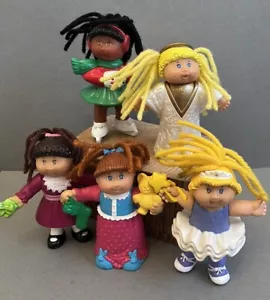 5er Set Vintage Cabbage Patch Kinder Puppe Figuren 3 Zoll - Bild 1 von 2