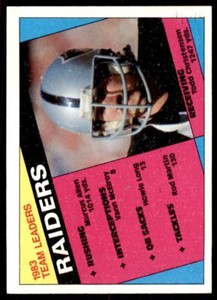 1984 TOPPS TODD CHRISTENSEN LOS ANGELES RAIDERS #97
