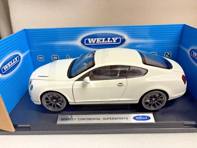 Escala 1/18 Diecast BENTLEY CONTINENTAL SUPERSPORTS por WELLY Gran REGALO DE VACACIONES Foto 1 de 4