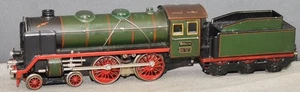 Märklin E 66/12921 Dampflok  grün  von 1934  20 Volt  fährt super  Spur 1 - Bild 1 von 1