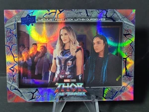 NATALIE PORTMAN as Thor 2023 Upper Deck Marvel Thor Love and Thunder Silver - Picture 1 of 3