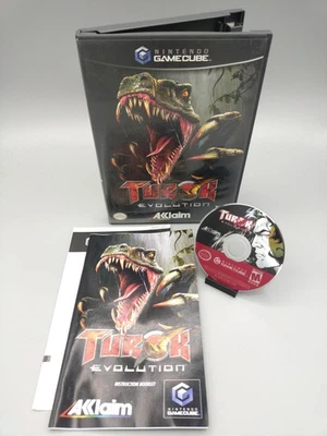 Turok: Evolution (Nintendo GameCube, 2002) CIB Very Good Condition  - Image 1 of 2