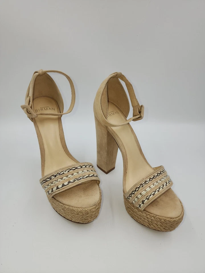 Alexandre Birman Para Mujer Alice Alpargata Plataforma Tacones Zapatos Talla 36/US 6 $795 Foto 1 de 4