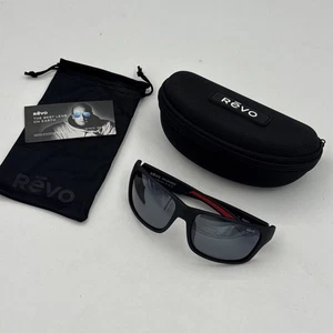 NEW Revo POINTE Matte Black POLARIZED Graphite Lens Sunglass RE 1237 01 GY - Picture 1 of 8