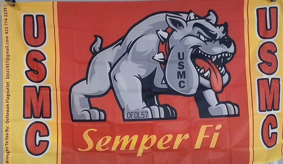 Marine Corps Semper Fi  3X5 FLAG-133S - Image 1 of 1