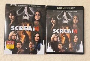 Scream VI 4k UHD With Slipcover - NO DIGITAL CODE - Picture 1 of 6