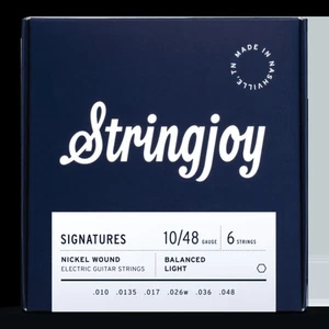 Stringjoy Signatures | Balanced Super Light Electric Guitar Strings Gauge (10-48 - Picture 1 of 1