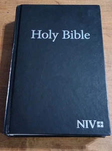 Holy Bible NIV International Version 2011 Black Large Print Hard Cover *Biblica - Imagen 1 de 9