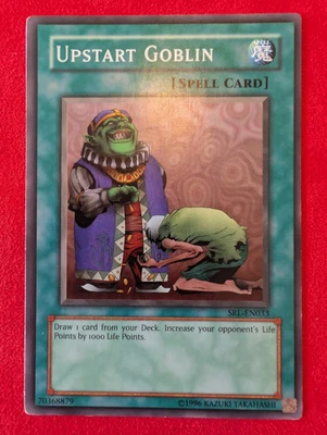 Yu-Gi-Oh! Spell Ruler Upstart Goblin Common Spell Card SRL-EN033 NM - Image 1 of 2