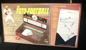 PRO FOTO-FOOTBALL - VINTAGE 1977 CADACO BOARD GAME - COMPLETE - Picture 1 of 8