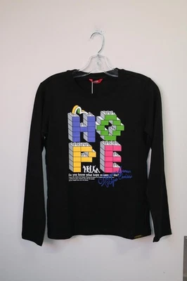 Camiseta manga larga gráfica Evisu Hope años 00 Foto 1 de 4